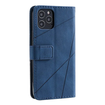 For iPhone 12 / 12 Pro Case Card Slots Wallet PU Leather Phone Cover with Hand Strap