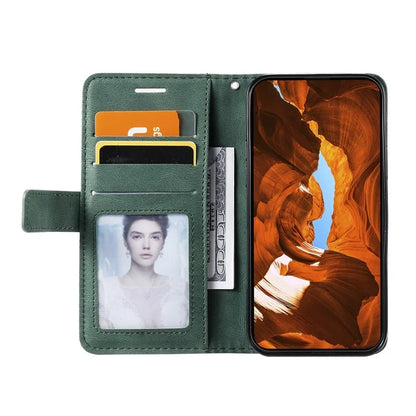 For iPhone 12 / 12 Pro Case Card Slots Wallet PU Leather Phone Cover with Hand Strap