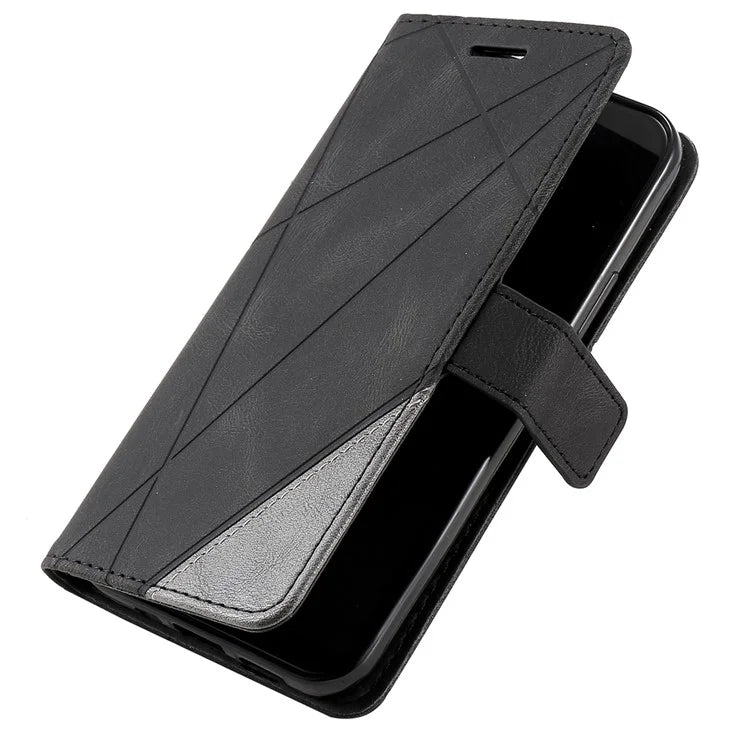 For iPhone 12 / 12 Pro Case Card Slots Wallet PU Leather Phone Cover with Hand Strap
