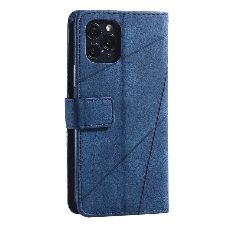 For iPhone 11 Pro Case with Strap Skin-touch PU Leather Stand Wallet Phone Cover