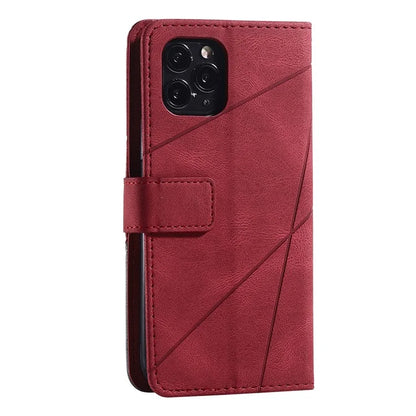 For iPhone 11 Pro Case with Strap Skin-touch PU Leather Stand Wallet Phone Cover
