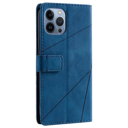 For iPhone 14 Pro Max Case Wallet Card Slots Leather Phone Cover with Wrist Strap