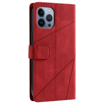 For iPhone 14 Pro Max Case Wallet Card Slots Leather Phone Cover with Wrist Strap