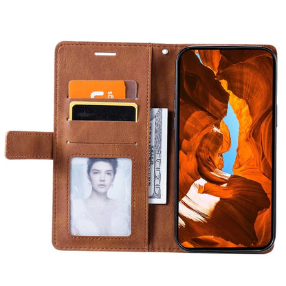 For iPhone 14 Pro Max Case Wallet Card Slots Leather Phone Cover with Wrist Strap