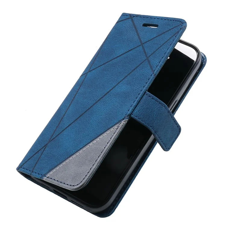 For iPhone 13 Pro Phone Case with Hand Strap Skin-touch Leather Wallet Cover