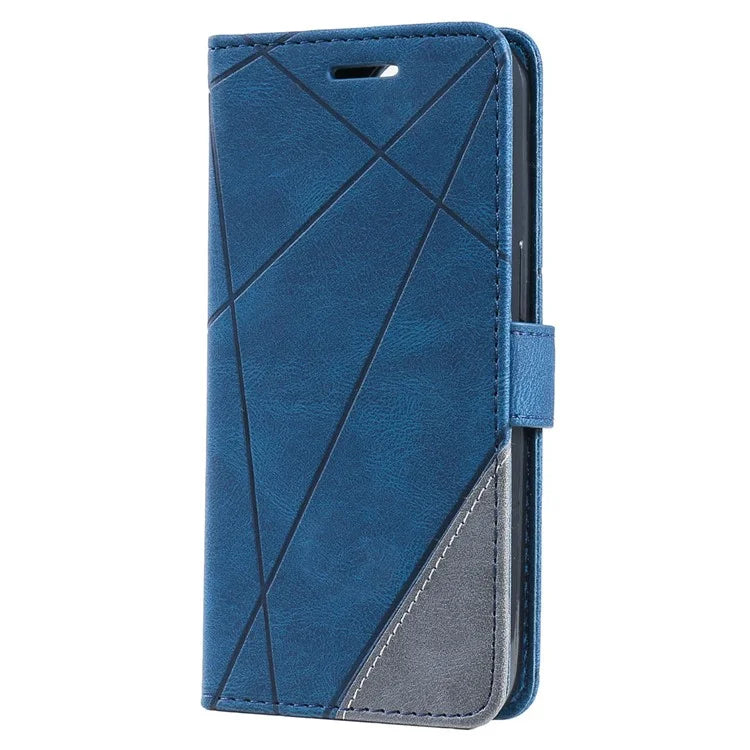 For iPhone 15 Pro Magnetic Case Splicing Design Wallet Stand Phone Cover