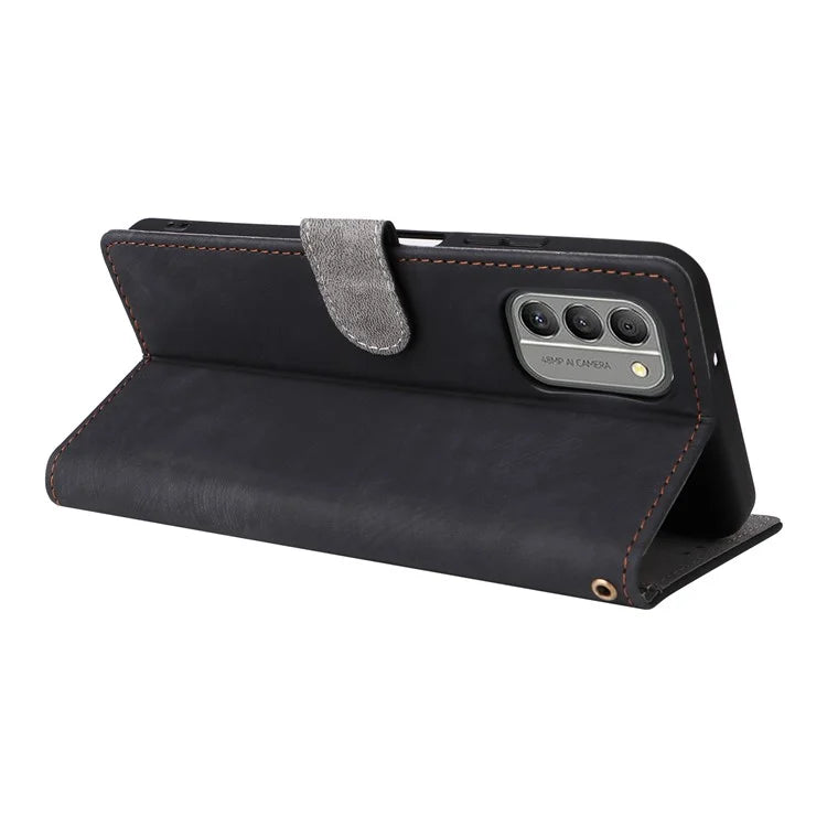 For Nokia G400 5G Stand Case RFID Blocking Cell Phone Cover with Hand Strap