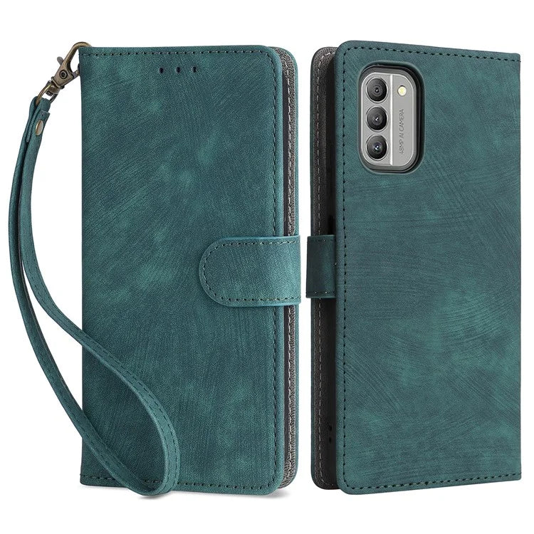 For Nokia G400 5G Stand Case RFID Blocking Cell Phone Cover with Hand Strap