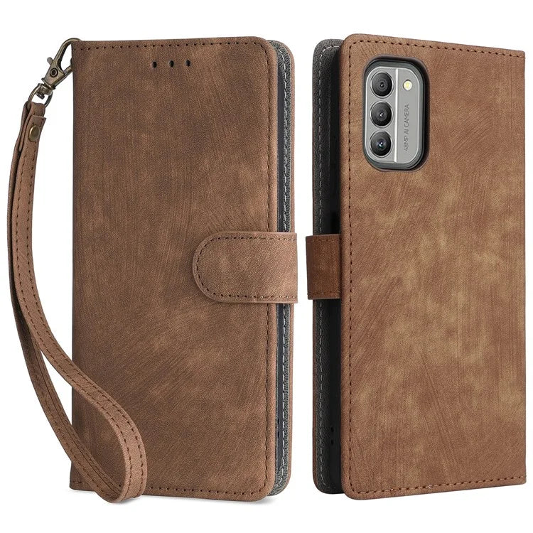 For Nokia G400 5G Stand Case RFID Blocking Cell Phone Cover with Hand Strap