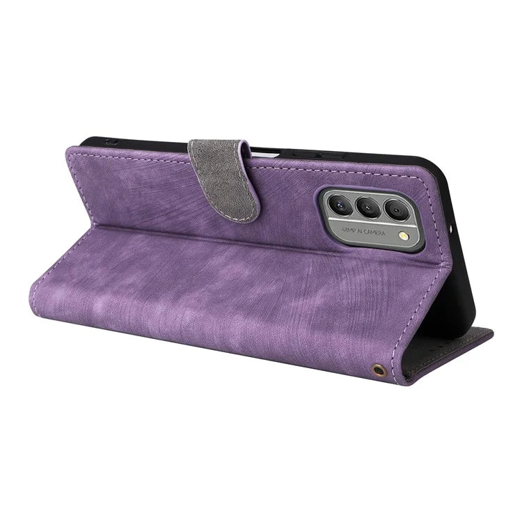 For Nokia G400 5G Stand Case RFID Blocking Cell Phone Cover with Hand Strap