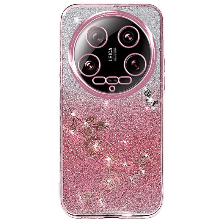 KADEM For Xiaomi 14 Ultra Case Bling Glitter TPU Protective Phone Cover