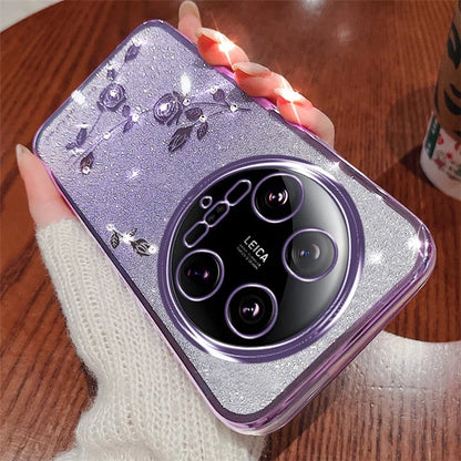 KADEM For Xiaomi 14 Ultra Case Bling Glitter TPU Protective Phone Cover