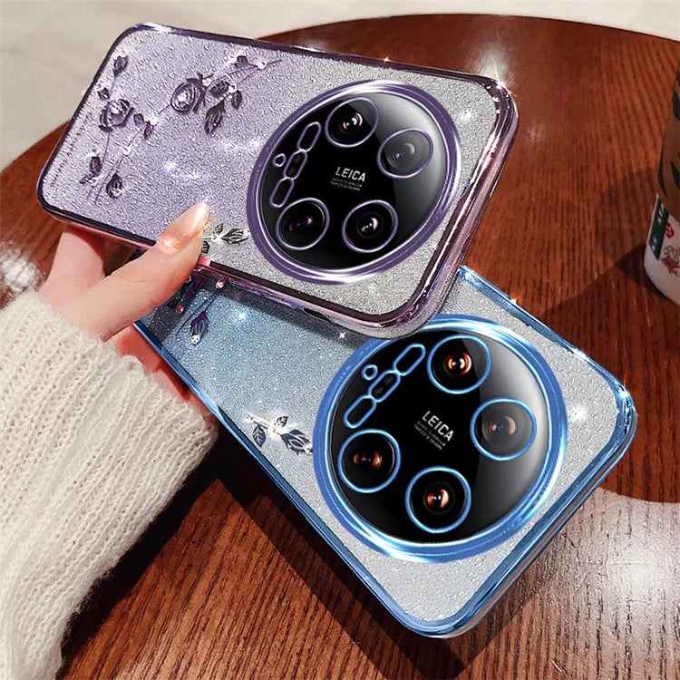 KADEM For Xiaomi 14 Ultra Case Bling Glitter TPU Protective Phone Cover