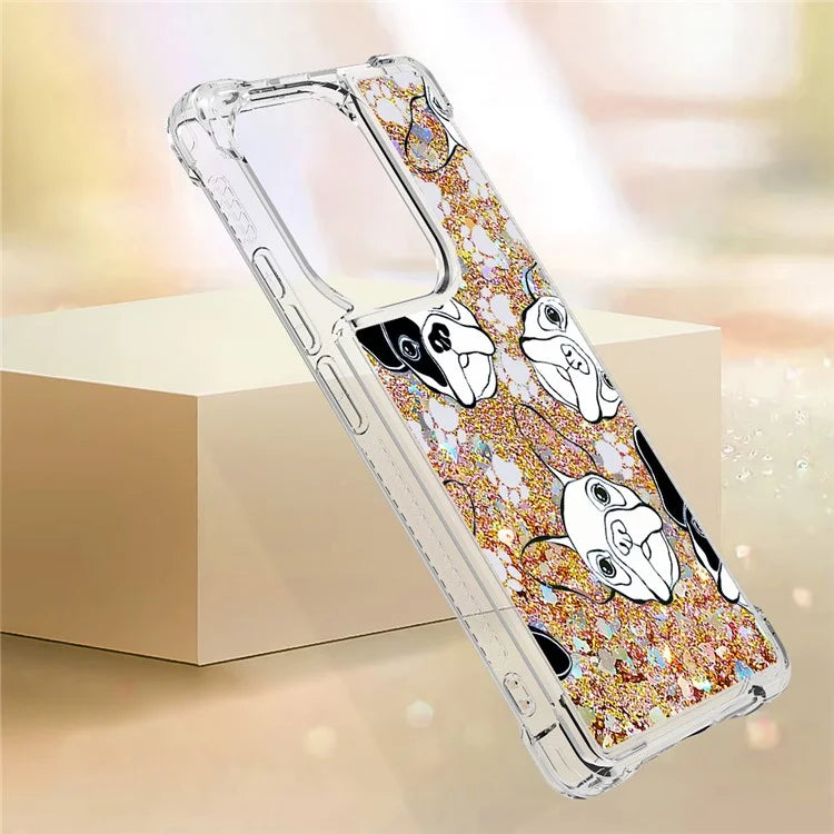 YB Quicksand Series-2 For Xiaomi Redmi Note 13 Pro 4G / Poco M6 Pro 4G Phone Case Stylish Pattern Quicksand TPU Cover