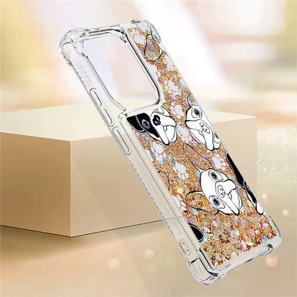 YB Quicksand Series-2 For Xiaomi Redmi Note 13 Pro 4G / Poco M6 Pro 4G Phone Case Stylish Pattern Quicksand TPU Cover