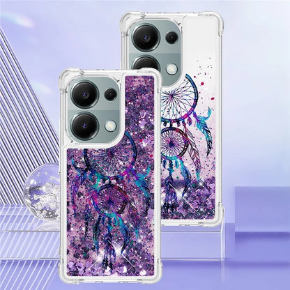 YB Quicksand Series-2 For Xiaomi Redmi Note 13 Pro 4G / Poco M6 Pro 4G Phone Case Stylish Pattern Quicksand TPU Cover