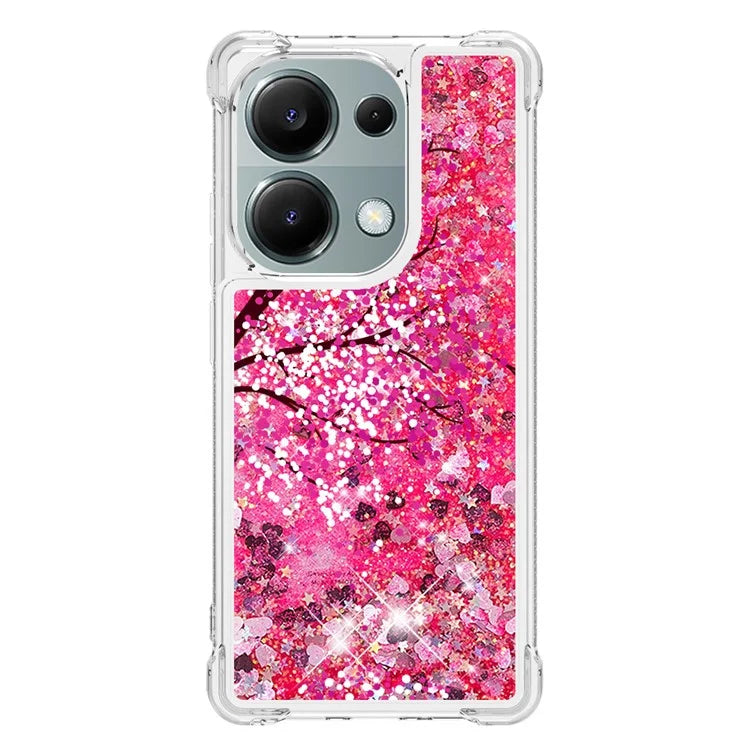 YB Quicksand Series-2 For Xiaomi Redmi Note 13 Pro 4G / Poco M6 Pro 4G Phone Case Stylish Pattern Quicksand TPU Cover