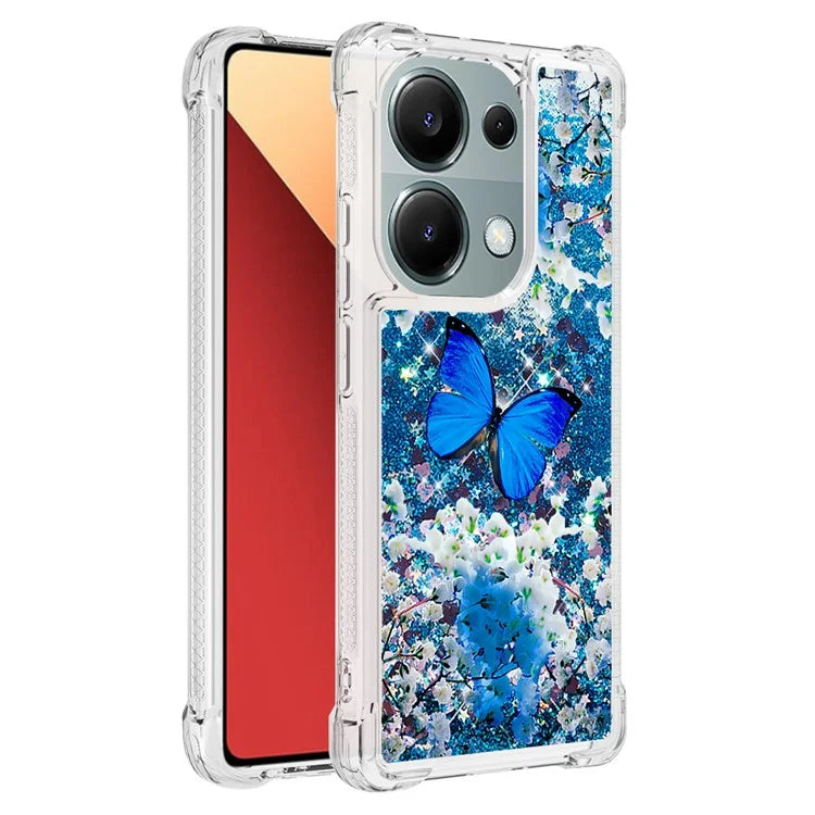 YB Quicksand Series-2 For Xiaomi Redmi Note 13 Pro 4G / Poco M6 Pro 4G Phone Case Stylish Pattern Quicksand TPU Cover