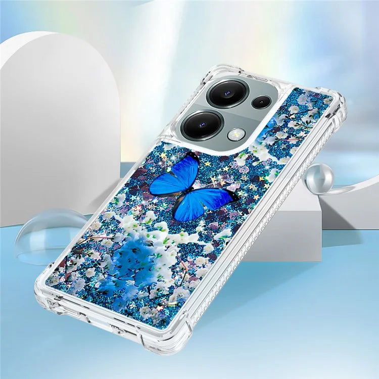 YB Quicksand Series-2 For Xiaomi Redmi Note 13 Pro 4G / Poco M6 Pro 4G Phone Case Stylish Pattern Quicksand TPU Cover