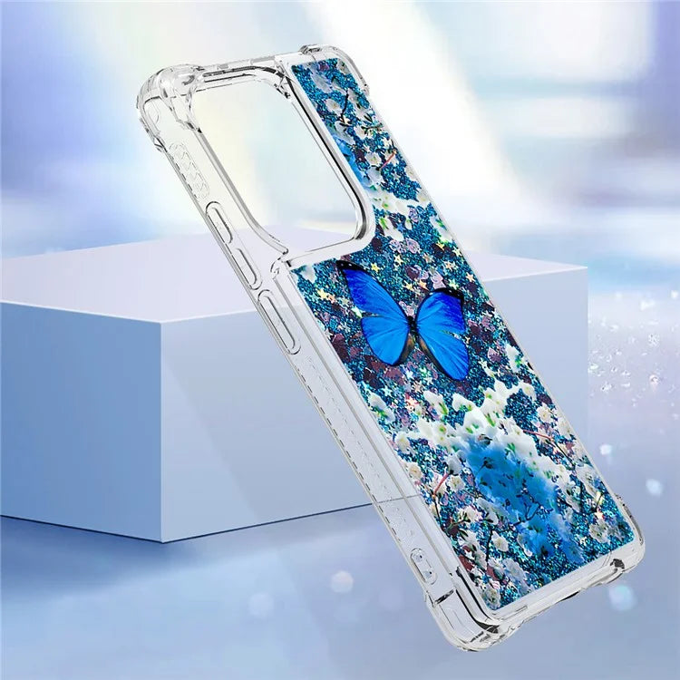 YB Quicksand Series-2 For Xiaomi Redmi Note 13 Pro 4G / Poco M6 Pro 4G Phone Case Stylish Pattern Quicksand TPU Cover