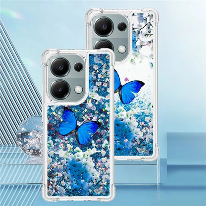 YB Quicksand Series-2 For Xiaomi Redmi Note 13 Pro 4G / Poco M6 Pro 4G Phone Case Stylish Pattern Quicksand TPU Cover
