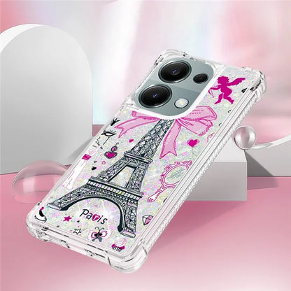YB Quicksand Series-2 For Xiaomi Redmi Note 13 Pro 4G / Poco M6 Pro 4G Phone Case Stylish Pattern Quicksand TPU Cover