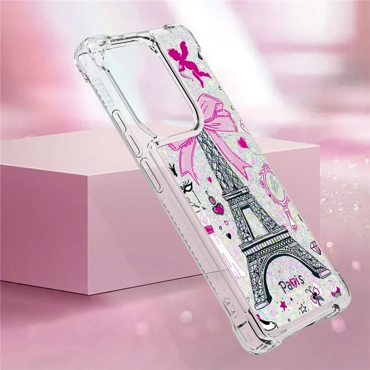 YB Quicksand Series-2 For Xiaomi Redmi Note 13 Pro 4G / Poco M6 Pro 4G Phone Case Stylish Pattern Quicksand TPU Cover