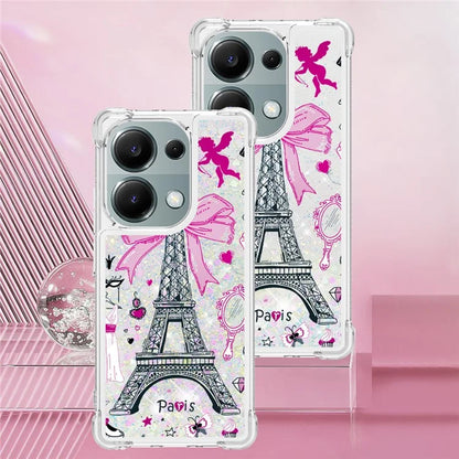 YB Quicksand Series-2 For Xiaomi Redmi Note 13 Pro 4G / Poco M6 Pro 4G Phone Case Stylish Pattern Quicksand TPU Cover