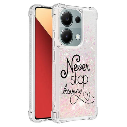 YB Quicksand Series-2 For Xiaomi Redmi Note 13 Pro 4G / Poco M6 Pro 4G Phone Case Stylish Pattern Quicksand TPU Cover