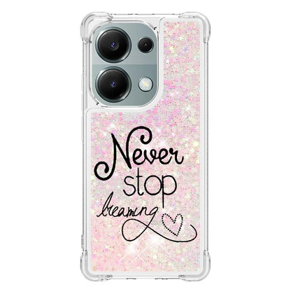 YB Quicksand Series-2 For Xiaomi Redmi Note 13 Pro 4G / Poco M6 Pro 4G Phone Case Stylish Pattern Quicksand TPU Cover