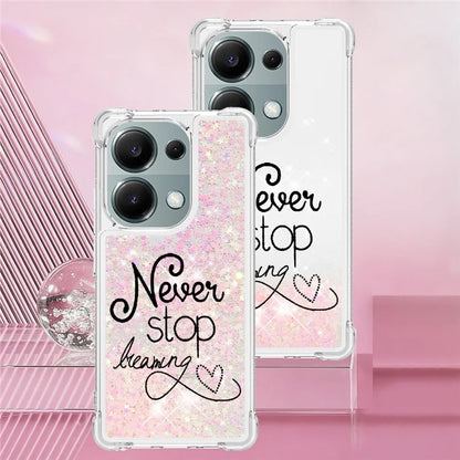 YB Quicksand Series-2 For Xiaomi Redmi Note 13 Pro 4G / Poco M6 Pro 4G Phone Case Stylish Pattern Quicksand TPU Cover