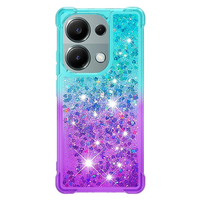 YB Quicksand Series-3 For Xiaomi Redmi Note 13 Pro 4G / Poco M6 Pro 4G Case Gradient Glitter TPU Phone Cover