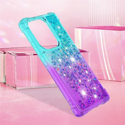 YB Quicksand Series-3 For Xiaomi Redmi Note 13 Pro 4G / Poco M6 Pro 4G Case Gradient Glitter TPU Phone Cover