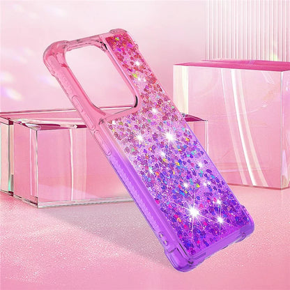 YB Quicksand Series-3 For Xiaomi Redmi Note 13 Pro 4G / Poco M6 Pro 4G Case Gradient Glitter TPU Phone Cover