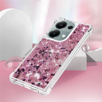 YB Quicksand Series-1 For Xiaomi Redmi Note 13 Pro 4G / Poco M6 Pro 4G TPU Case Shiny Sequins Floating Phone Cover