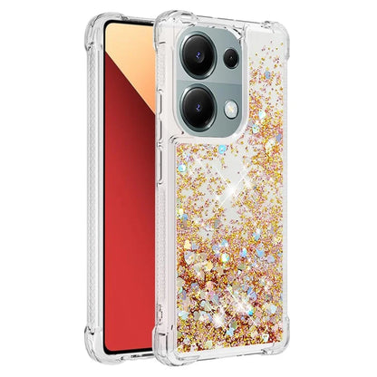 YB Quicksand Series-1 For Xiaomi Redmi Note 13 Pro 4G / Poco M6 Pro 4G TPU Case Shiny Sequins Floating Phone Cover