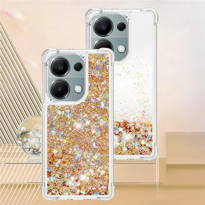 YB Quicksand Series-1 For Xiaomi Redmi Note 13 Pro 4G / Poco M6 Pro 4G TPU Case Shiny Sequins Floating Phone Cover