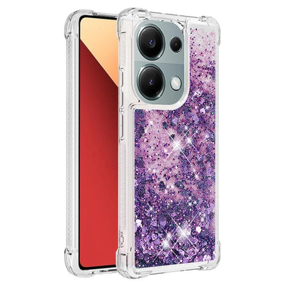 YB Quicksand Series-1 For Xiaomi Redmi Note 13 Pro 4G / Poco M6 Pro 4G TPU Case Shiny Sequins Floating Phone Cover