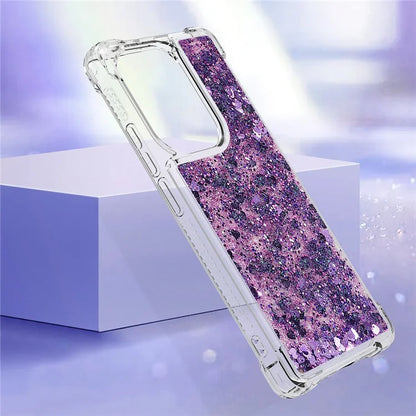 YB Quicksand Series-1 For Xiaomi Redmi Note 13 Pro 4G / Poco M6 Pro 4G TPU Case Shiny Sequins Floating Phone Cover
