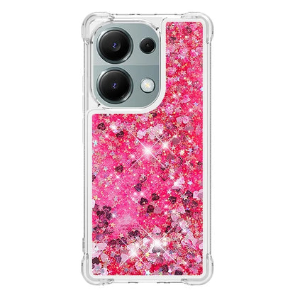 YB Quicksand Series-1 For Xiaomi Redmi Note 13 Pro 4G / Poco M6 Pro 4G TPU Case Shiny Sequins Floating Phone Cover