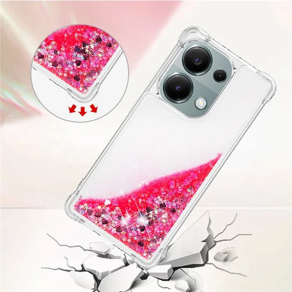 YB Quicksand Series-1 For Xiaomi Redmi Note 13 Pro 4G / Poco M6 Pro 4G TPU Case Shiny Sequins Floating Phone Cover