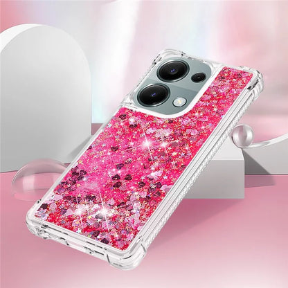 YB Quicksand Series-1 For Xiaomi Redmi Note 13 Pro 4G / Poco M6 Pro 4G TPU Case Shiny Sequins Floating Phone Cover