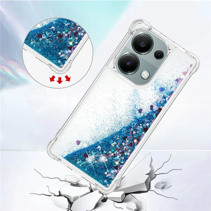 YB Quicksand Series-1 For Xiaomi Redmi Note 13 Pro 4G / Poco M6 Pro 4G TPU Case Shiny Sequins Floating Phone Cover