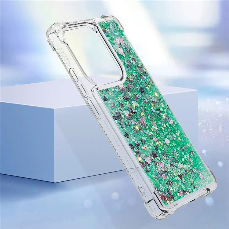 YB Quicksand Series-1 For Xiaomi Redmi Note 13 Pro 4G / Poco M6 Pro 4G TPU Case Shiny Sequins Floating Phone Cover