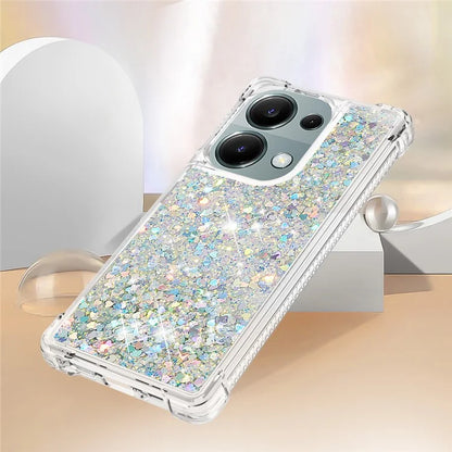 YB Quicksand Series-1 For Xiaomi Redmi Note 13 Pro 4G / Poco M6 Pro 4G TPU Case Shiny Sequins Floating Phone Cover