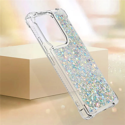 YB Quicksand Series-1 For Xiaomi Redmi Note 13 Pro 4G / Poco M6 Pro 4G TPU Case Shiny Sequins Floating Phone Cover
