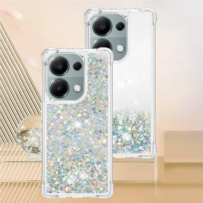 YB Quicksand Series-1 For Xiaomi Redmi Note 13 Pro 4G / Poco M6 Pro 4G TPU Case Shiny Sequins Floating Phone Cover