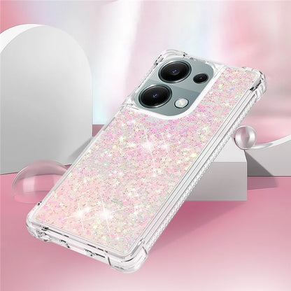 YB Quicksand Series-1 For Xiaomi Redmi Note 13 Pro 4G / Poco M6 Pro 4G TPU Case Shiny Sequins Floating Phone Cover