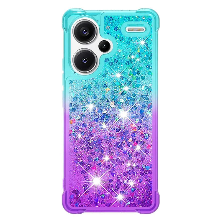 YB Quicksand Series-3 For Xiaomi Redmi Note 13 Pro+ 5G TPU Case Gradient Quicksand Phone Cover