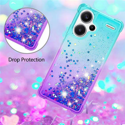 YB Quicksand Series-3 For Xiaomi Redmi Note 13 Pro+ 5G TPU Case Gradient Quicksand Phone Cover